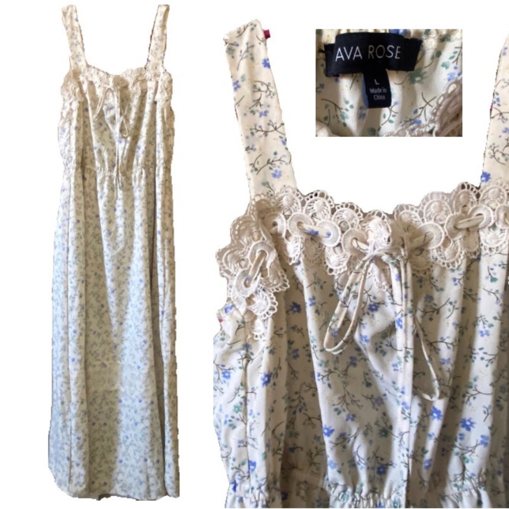 Ava Rose Lacy Maxi Dress